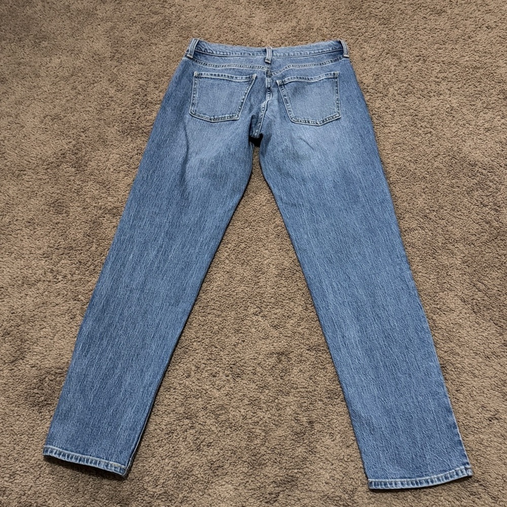 Old Navy-Mid Rise Wow Boyfriend-Sz 0 Ankle-Med Wash-Cotton Blend-EUC - Picture 13 of 14